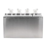 Station de pompage de condiments pompe distributrice de sauce salade confiture assaisonnement epicerie ...