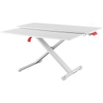 Station de travail assis / debout - leitz - ergo cosy - rglage pneumatique - plateau coulissant - 16 ...