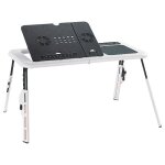 Support ventil� pour pc portable - general office - pieds r�glables - 2 ventilateurs int�gr�s - 15. 6 ...