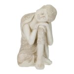 Relaxdays statue bouddha xxl sculpture jardin hlp 61 x 405 x 38 cm r�sistant aux intemp�ries et au gel ...