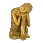 Relaxdays statue de bouddha jardin r�sistant aux intemp�ries et au gel repos objet d�co xl hlp 61 x 40 ...