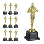 Statue de vainqueur lot de 10 socle carré figurine avec couronne trophée vainqueur hollywood 18 cm de ... Statue de vainqueur lot de 10 socle carré figurine avec couronne trophée vainqueur hollywood 18 cm de ...