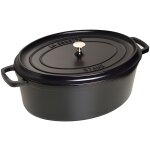 Cocotte - staub - 1104125 - ovale - noire mat - 41 cm - fonte