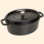 Cocotte ovale - staub - 405002710 - � 27 cm - noir mat - 3. 2 litres
