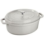 Staub 40501 - 422 cocotte en fonte avec picots ovale 27 cm truffe blanche aluminium multicolor taille ...