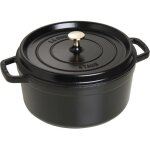 Staub 405093100 - cocotte ronde - Ø 26 cm - noir mat Staub 405093100 - cocotte ronde - Ø 26 cm - noir mat