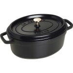Staub 405093150 - cocotte ovale -  29 - noir mat