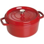 Staub 405098400 - cocotte ronde -  26 cm - cerise