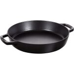 Po�le en fonte - staub - 40511 - 073 - 0 - 34 cm - noir mat - haute capacit�