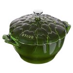 Staub - cocotte 22 cm artichaut basilic fonte