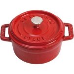 Staub cocotte ronde vitamine cerise 24 cm