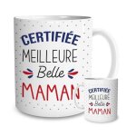 Mug - stc - belle maman - blanc - cylindrique - humoristique