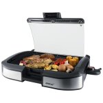 Steba gril de barbecue de table lectrique vg 195 noir - argent 2200 w