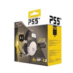 Casque micro filaire - steelplay - hp52 - son 5. 1 - blanc - multiplateformes ps5 ps4 switch xbox one ...