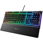 Steelseries apex 3 - clavier de gaming - illumination rvb sur 10 zones - repose - mains magntique premium ...