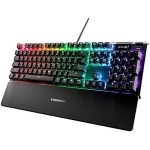 Clavier de jeu - steelseries - apex 5 - r�tro�clairage rgb - oled smart - display - hybride - m�canique ...