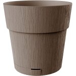 Stefanplast pot de fleur ethica - 2 l - 40 x h39 cm - avec r�serve deau - taupe