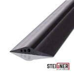 Steigner seuil de garage 35m en epdm noir 14mm x 78mm sgd01 ? joint porte garage isolant pour diff�rents ...