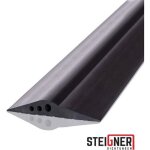 Joint de seuil de porte de garage - steigner - 3m - epdm - noir
