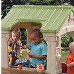 Step2 great outdoors maison enfant en plastique maison de jeux pour l?ext�rieur / jardin maisonnette ...