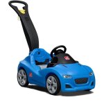 Step2 - push whisper ride - voiture enfant porteur auto bleu