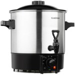 Strilisateur automatique & distributeur de boissons chaudes klarstein biggie eco 9l - 30 - 100c - 1000w ...