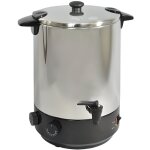 Stérilisateur inox 19l - kitchen chef - zj - 200td - robinet de vidange - maintien de la température Stérilisateur inox 19l - kitchen chef - zj - 200td - robinet de vidange - maintien de la température
