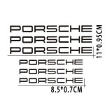 Stickers autocollant etrier de frein pour porsche