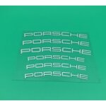 Stickers autocollant etrier de frein pour porsche blanc
