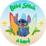 Sticker b�b� � bord - b�b� stitch