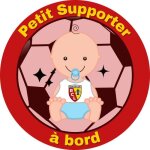 Sticker bb fanzone foot - petit supporter rcl lens