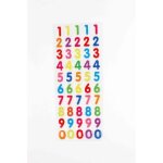 Stickers poxy chiffres 50 pices