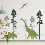Stickers muraux dinosaure autocollant mural palmier enfants décoration murale chambre bébé pépinière ... Stickers muraux dinosaure autocollant mural palmier enfants décoration murale chambre bébé pépinière ...