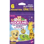 Stickers - panini - adopt me! roblox - blister 6 pochettes - 1 carte �dition limit�e - 35 stickers