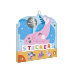 Stickers - pochette 100 gommettes - th�me licornes - d�s 3 ans et + - loisir cr�atif enfant