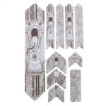 Stickers de vlo pour bande de protection du cadre vlo vlo vlo stickers stickers set style1