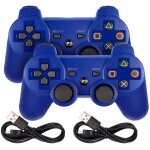 Manettes ps3 stillcool® pack 2 - bluetooth 6 axis gaming - couleur bleu Manettes ps3 stillcool® pack 2 - bluetooth 6 axis gaming - couleur bleu