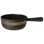 Stockli caquelon  fondue fonte maille 18cm or - 7218. 14aa