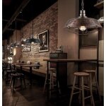 Stoex� suspension industrielle 1 pcs antique style luminaire vintage de lampe de culot edison e27 en ...