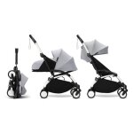 Stokke - poussette yoyo 3 pack 0 et 6 stone cadre blanc stokke