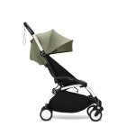 Stokke - poussette yoyo 3 pack 6 + olive cadre blanc + habillage pluie offert