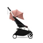 Stokke - poussette yoyo3 pack 6 ginger cadre blanc + habillage pluie offert