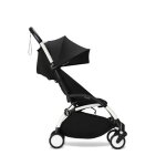 Stokke - poussette yoyo3 pack 6 noir cadre blanc + habillage pluie offert