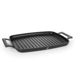 Stone&stone pole grille rectangulaire 47 cm revtement type pierre gril  induction professionnel avec ...