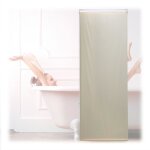 Relaxdays store de baignoire 60x240 cm rideau de douche hydrofuge plafond & fentre pare - bain salle ...