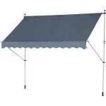 Outsunny - store banne - aluminium - 300x150x280cm - gris Outsunny - store banne - aluminium - 300x150x280cm - gris