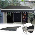 Store � bras articul� - yrhome - 300x250 cm - aluminium - imperm�able - protection solaire