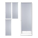 Store enrouleur lot de 4 thermique cha�nette lat�rale fixation sans per�age 60 x 160 largeur tissu 56 ...