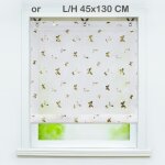 Store enrouleur bateau rideau romain courts voilage fenetre de salon avec suspension � crochet motif ...