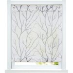 Store enrouleur bateau romain sans percage hongya l / h 60x140cm - branche grise sur fond blanc